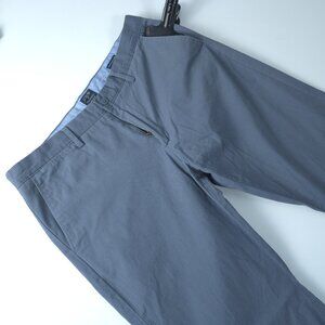 J Crew Sutton Slim Fit Chino Pants 34x32 Blue Twill Cotton